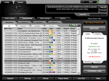 Screenshot Lock Poker Lobby